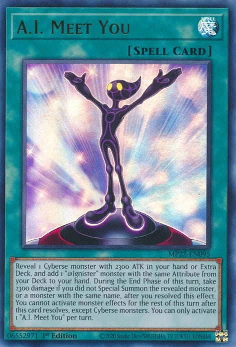 A.I. Meet You (22095) (MP22) - YuGiOh Single