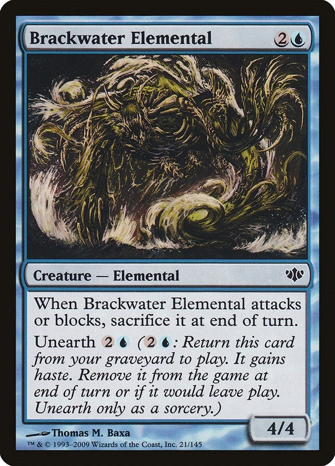 Brackwater Elemental (21) [CON] - MTG Single
