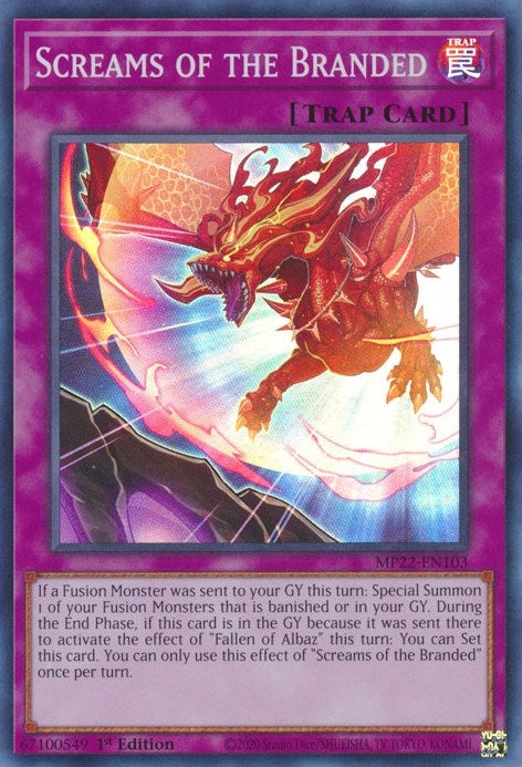 Screams of the Branded (22103) (MP22) - YuGiOh Single