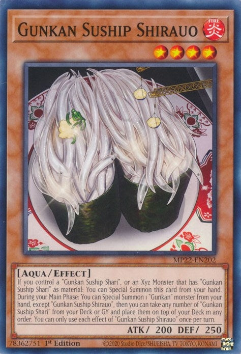 Gunkan Suship Shirauo (22202) (MP22) - YuGiOh Single
