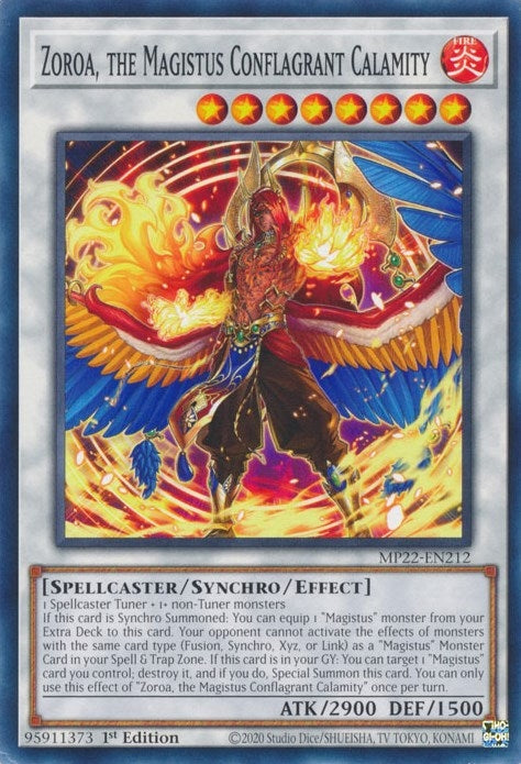 Zoroa the Magistus Conflagrant Calamity (22212) (MP22) - YuGiOh Single