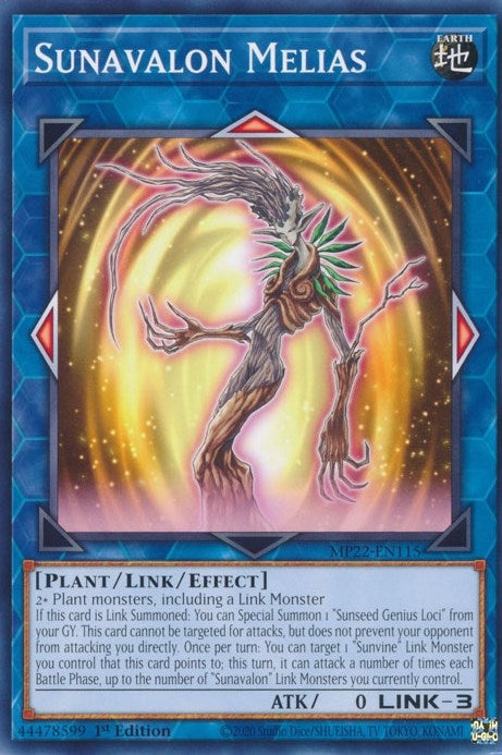 Sunavalon Melias (22115) (MP22) - YuGiOh Single