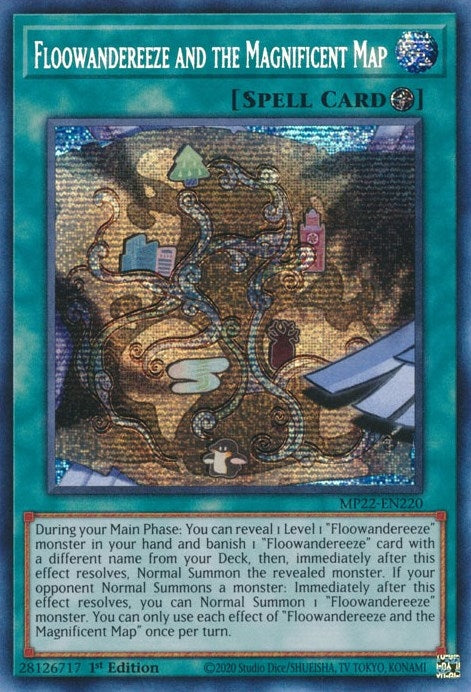 Floowandereeze and the Magnificent Map (22220) (MP22) - YuGiOh Single