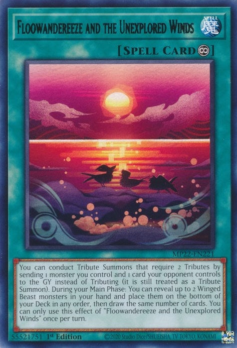 Floowandereeze and the Unexplored Winds (22221) (MP22) - YuGiOh Single