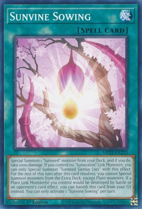 Sunvine Sowing (22223) (MP22) - YuGiOh Single
