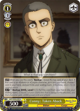 Conny: Taken Aback (4009) [AOT3] - Weiss Schwarz Single