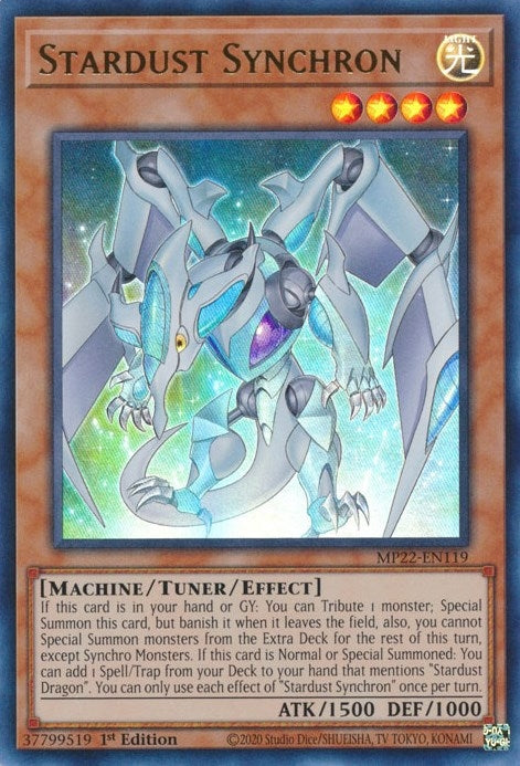 Stardust Synchron (22119) (MP22) - YuGiOh Single