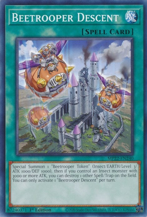 Beetrooper Descent (22240) (MP22) - YuGiOh Single