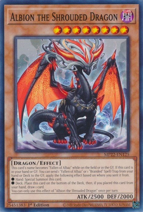 Albion the Shrouded Dragon (22125) (MP22) - YuGiOh Single