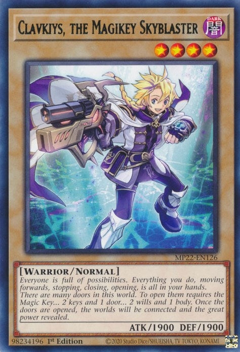 Clavkiys the Magikey Skyblaster (22126) (MP22) - YuGiOh Single