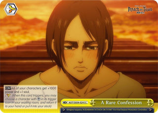 A Rare Confession (4024) [AOT3] - Weiss Schwarz Single