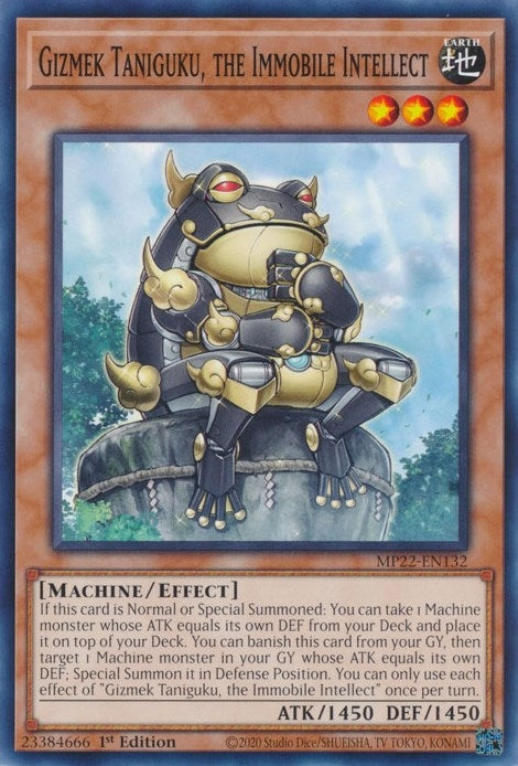 Gizmek Taniguku the Immobile Intellect (22132) (MP22) - YuGiOh Single
