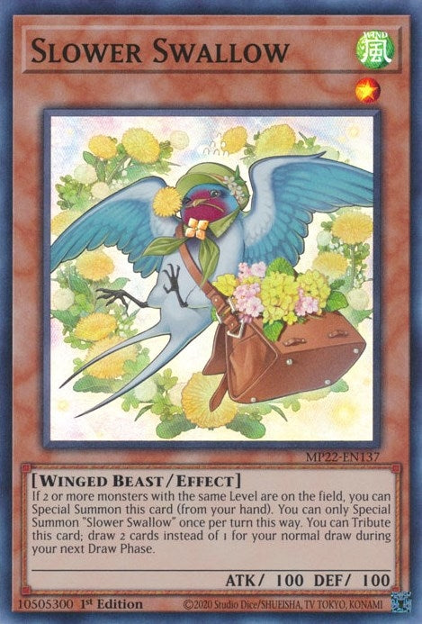 Slower Swallow (22137) (MP22) - YuGiOh Single