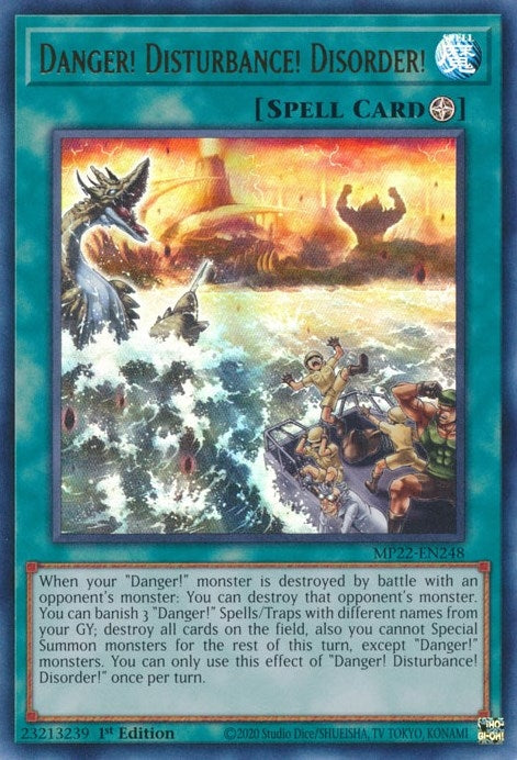 Danger! Disturbance! Disorder! (22248) (MP22) - YuGiOh Single