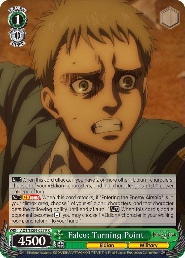 Falco: Turning Point (4027) [AOT3] - Weiss Schwarz Single