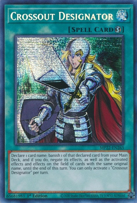 Crossout Designator (22265) (MP22) - YuGiOh Single