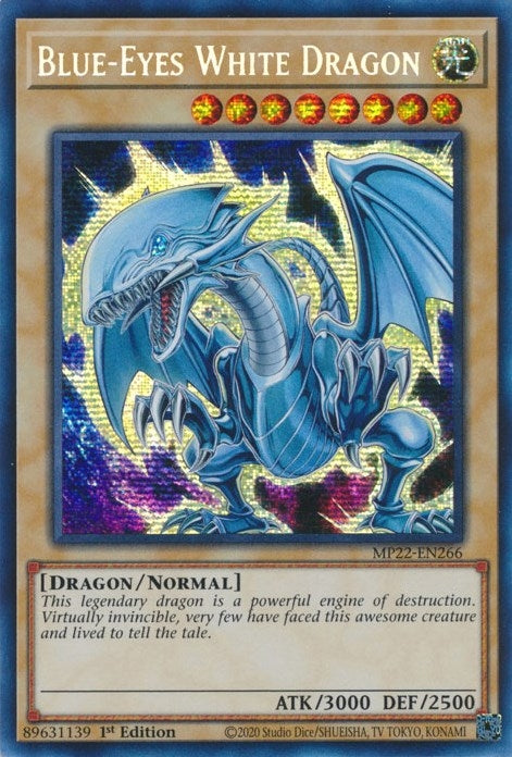 Blue-Eyes White Dragon (22266) (MP22) - YuGiOh Single