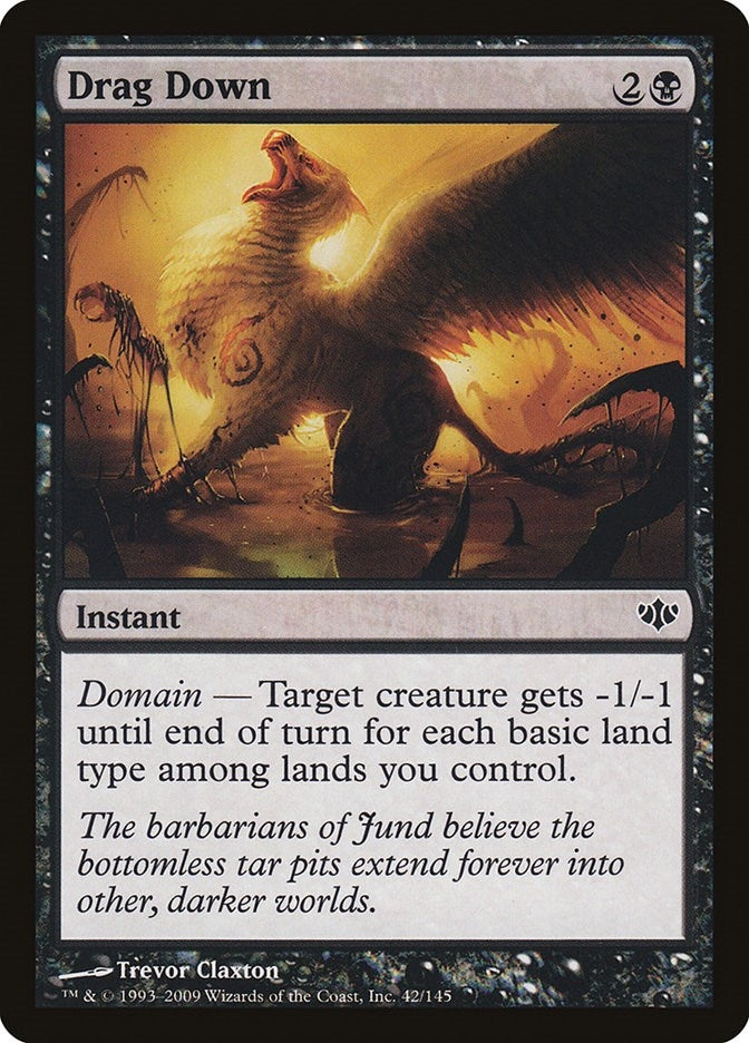 Drag Down (42) [CON] - MTG Single