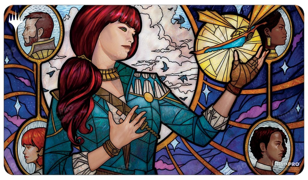 Dominaria United Jhoira Ageless Innovator Playmat for Magic: The Gathering - Playmats Sealed
