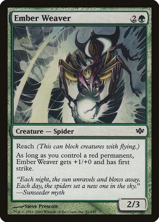Ember Weaver (81) [CON] - MTG Single