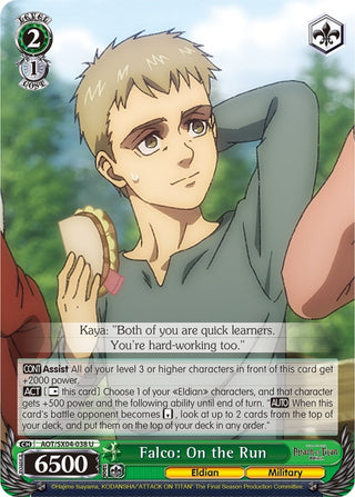 Falco: On the Run (4038) [AOT3] - Weiss Schwarz Single