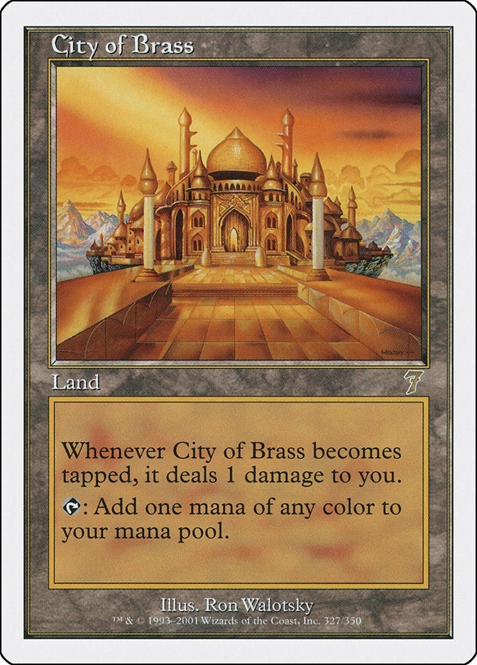 City of Brass (327) [7ED] - MTG Single