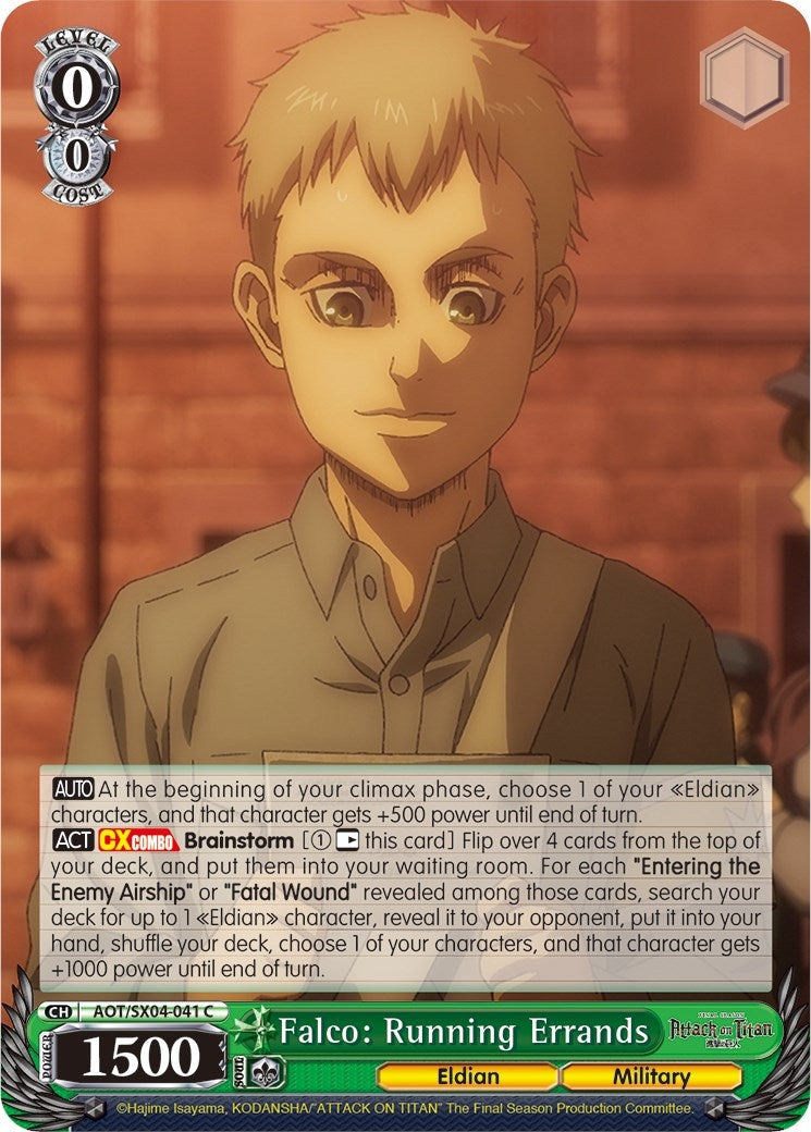 Falco: Running Errands (4041) [AOT3] - Weiss Schwarz Single
