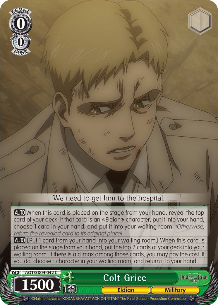 Colt Grice (4042) [AOT3] - Weiss Schwarz Single
