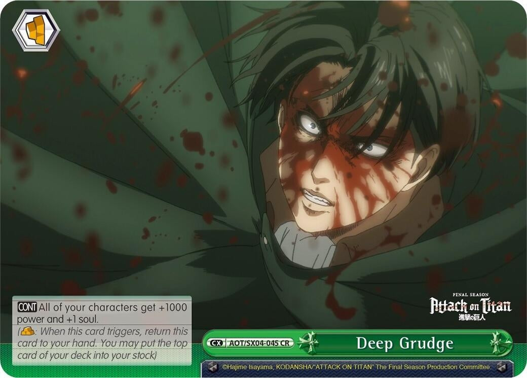 Deep Grudge (4045) [AOT3] - Weiss Schwarz Single