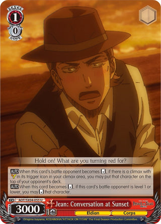 Jean: Conversation at Sunset (4055) [AOT3] - Weiss Schwarz Single