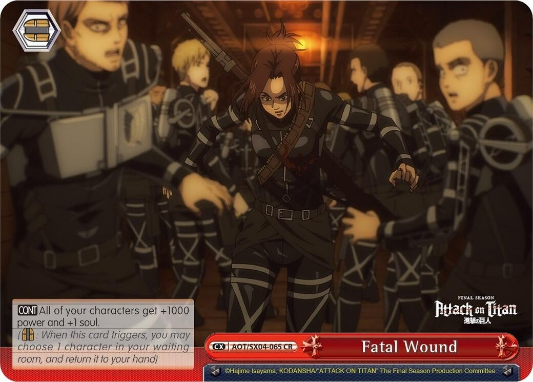 Fatal Wound (4065) [AOT3] - Weiss Schwarz Single