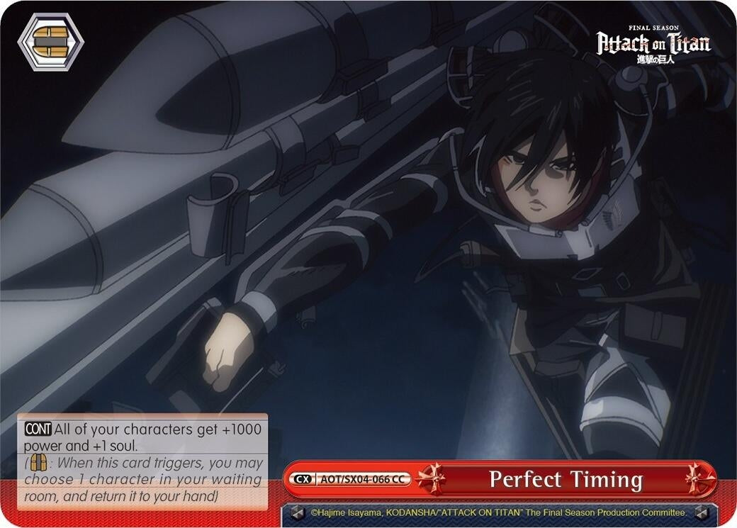 Perfect Timing (4066) [AOT3] - Weiss Schwarz Single