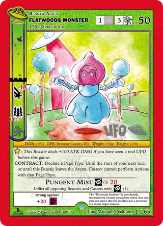 Flatwoods Monster (1) (UFOFE-SP) - MetaZoo Single