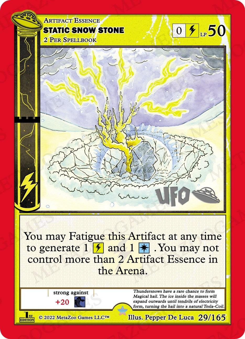 Static Snow Stone (29) (UFOFE-SP) - MetaZoo Single