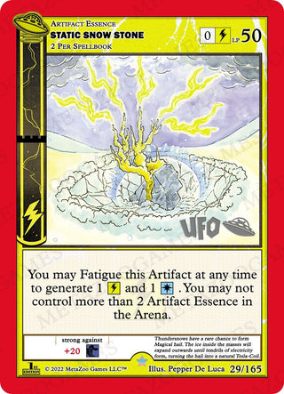 Static Snow Stone (29) (UFOFE-SP) - MetaZoo Single
