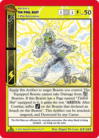 Tin Foil Suit (63) (UFOFE-SP) - MetaZoo Single