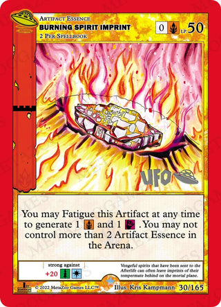 Burning Spirit Imprint (30) (UFOFE-SP) - MetaZoo Single