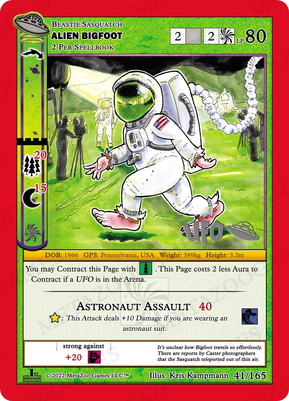Alien Bigfoot (41) (UFOFE-SP) - MetaZoo Single
