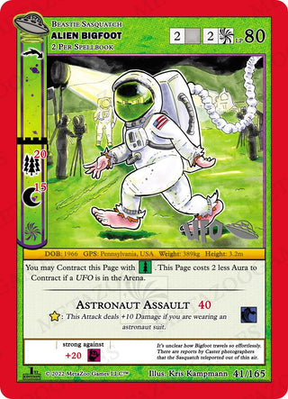 Alien Bigfoot (41) (UFOFE-SP) - MetaZoo Single