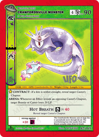 Crawfordsville Monster (42) (UFOFE-SP) - MetaZoo Single