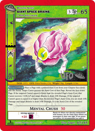 Giant Space Brains (43) (UFOFE-SP) - MetaZoo Single