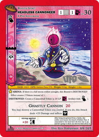 Headless Cannoneer (69) (UFOFE-SP) - MetaZoo Single
