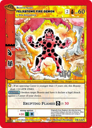 Felixstowe Fire Demon (78) (UFOFE-SP) - MetaZoo Single