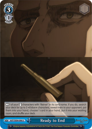 Ready to End (4096) [AOT3] - Weiss Schwarz Single