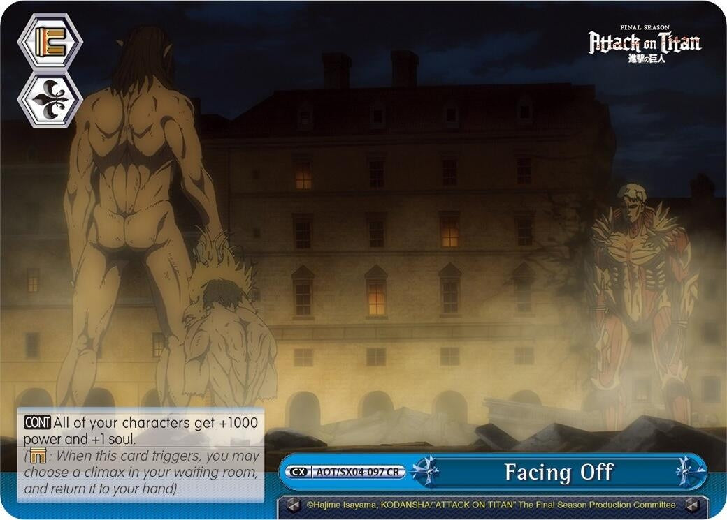 Facing Off (4097) [AOT3] - Weiss Schwarz Single