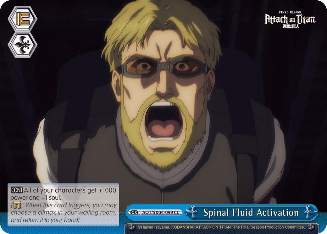 Spinal Fluid Activation (4099) [AOT3] - Weiss Schwarz Single