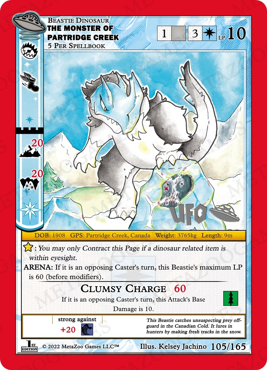 The Monster of Partridge Creek (105) (UFOFE-SP) - MetaZoo Single
