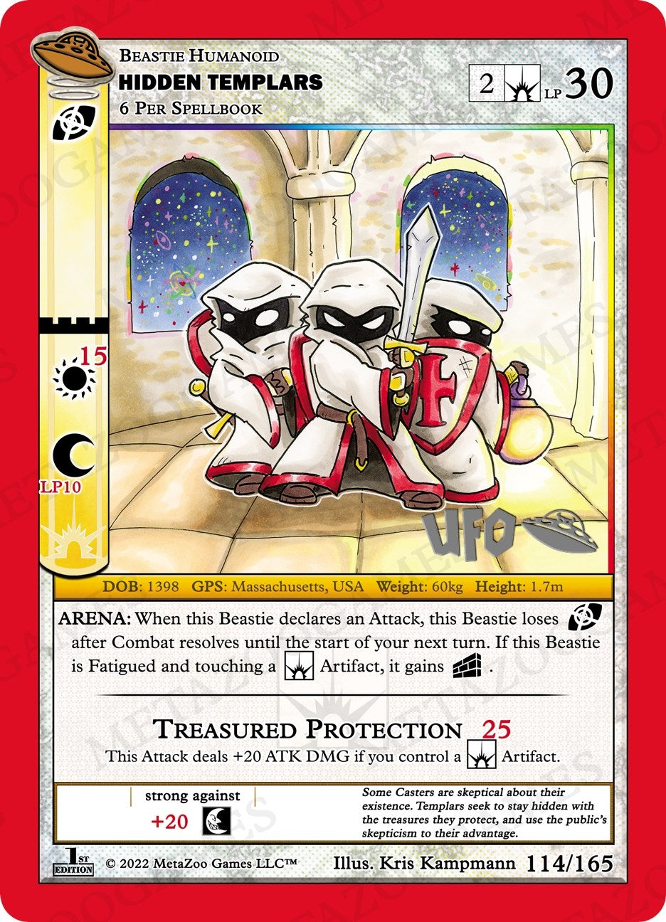 Hidden Templars (114) (UFOFE-SP) - MetaZoo Single