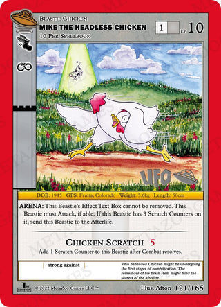 Mike the Headless Chicken (121) (UFOFE-SP) - MetaZoo Single