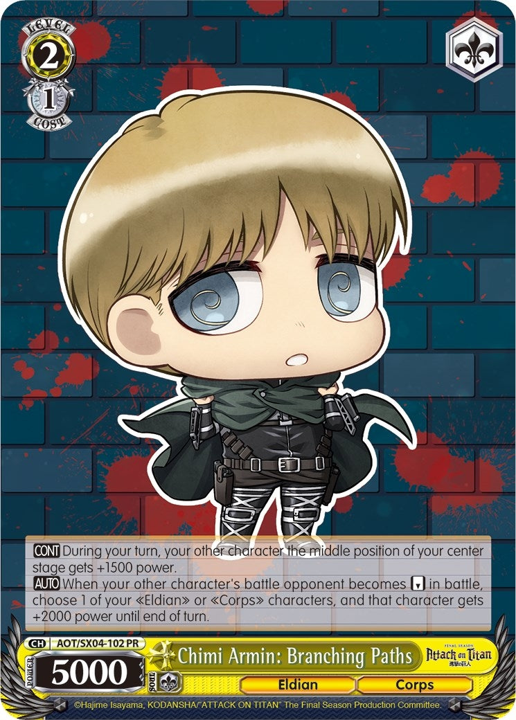 Chimi Armin: Branching Paths (4102) [AOT3] - Weiss Schwarz Single